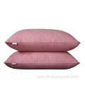 Custom pink neck throw hilton pillow